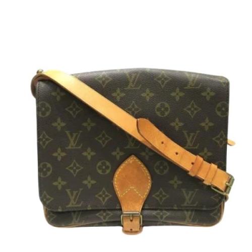 Pre-owned Canvas louis-vuitton-bags Louis Vuitton Vintage , Brown , Da...