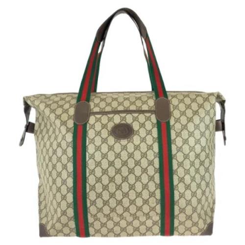 Pre-owned Canvas gucci-bags Gucci Vintage , Brown , Heren