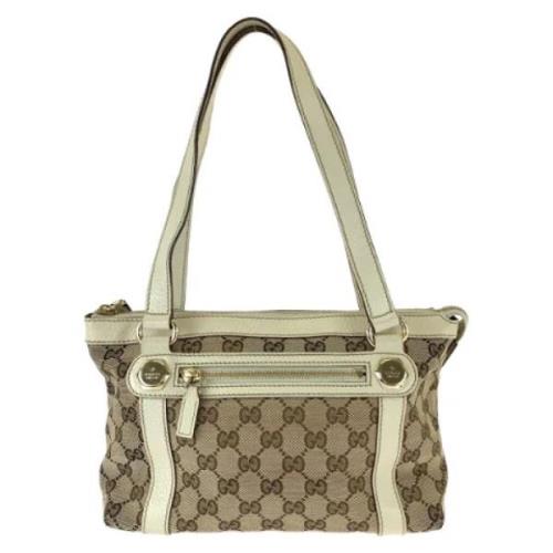 Pre-owned Canvas gucci-bags Gucci Vintage , Brown , Dames