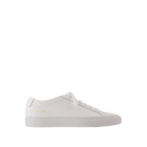 Witte Leren Lage Sneakers Common Projects , White , Dames