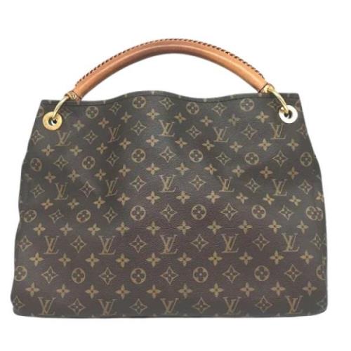 Pre-owned Canvas louis-vuitton-bags Louis Vuitton Vintage , Brown , Da...