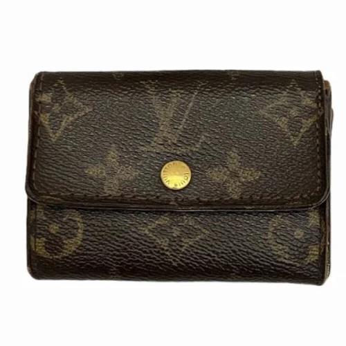 Pre-owned Canvas wallets Louis Vuitton Vintage , Brown , Dames