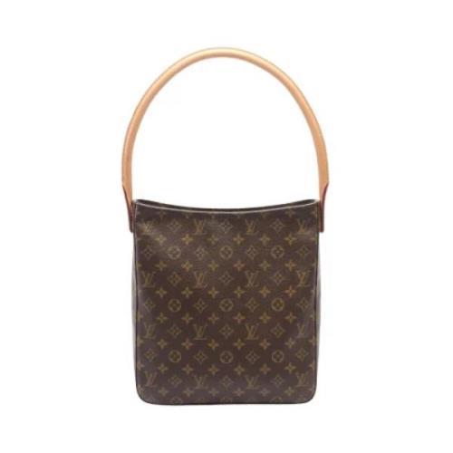 Pre-owned Canvas louis-vuitton-bags Louis Vuitton Vintage , Brown , Da...