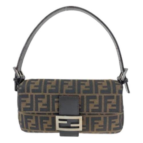 Pre-owned Canvas fendi-bags Fendi Vintage , Brown , Dames