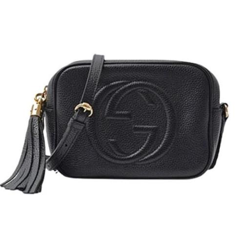 Pre-owned Leather gucci-bags Gucci Vintage , Black , Dames