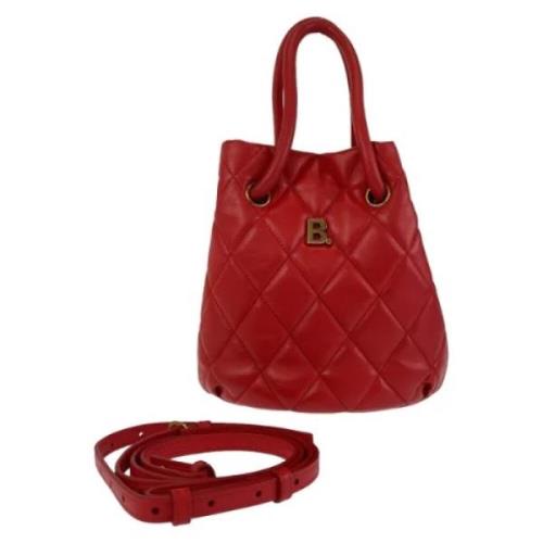 Pre-owned Leather crossbody-bags Balenciaga Vintage , Red , Dames