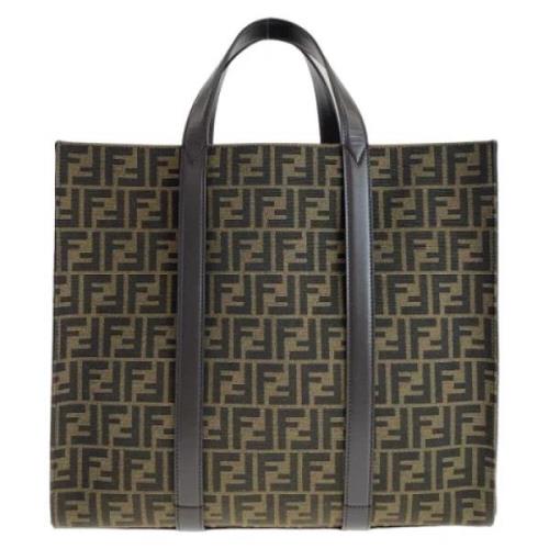 Pre-owned Canvas fendi-bags Fendi Vintage , Brown , Heren