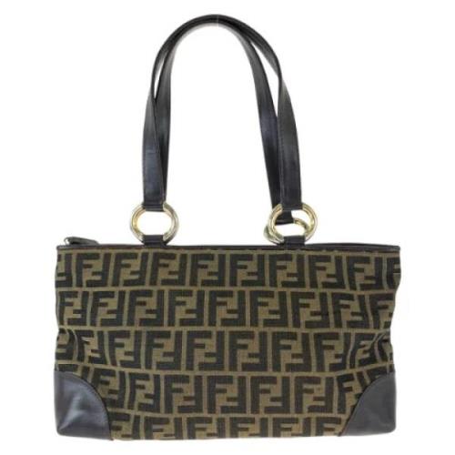 Pre-owned Canvas fendi-bags Fendi Vintage , Brown , Dames