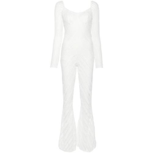 Witte Natuurlijke Jumpsuit Zaray Charo Ruiz Ibiza , White , Dames