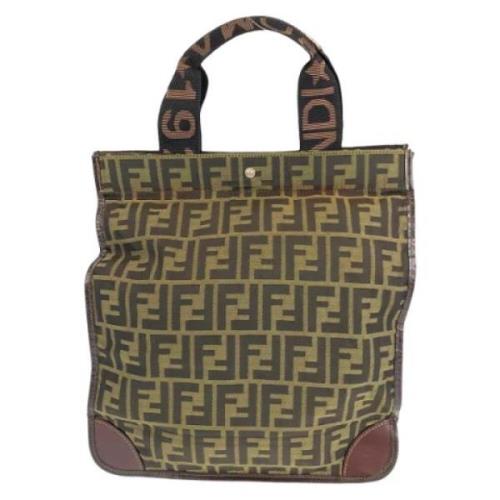 Pre-owned Canvas fendi-bags Fendi Vintage , Brown , Dames