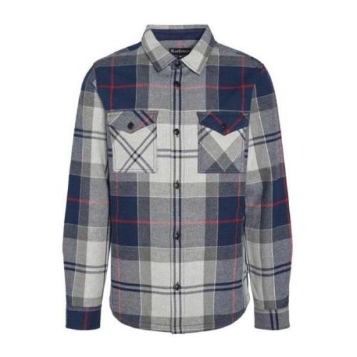 Heren Double-Face Shirt Tartan Stijl Barbour , Multicolor , Heren