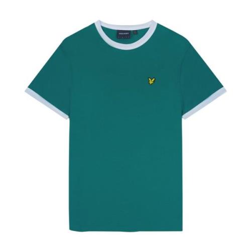 Ringer T-Shirt Lyle & Scott , Green , Heren