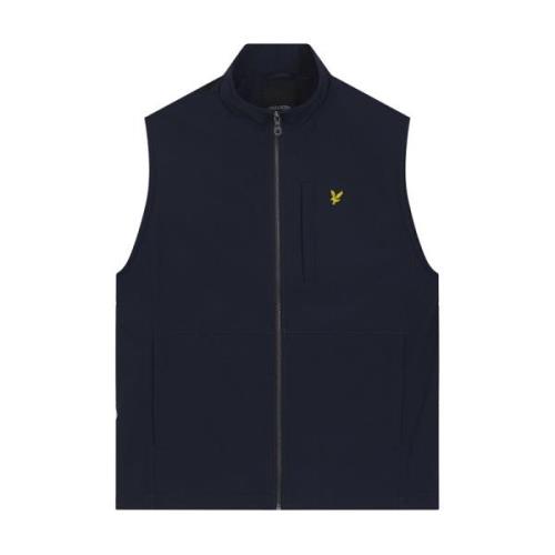 Softshell Gilet Jas Lyle & Scott , Blue , Heren