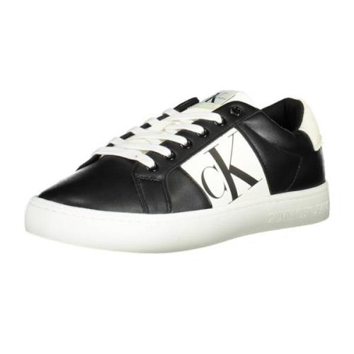 Sportieve Zwarte Herensneakers Calvin Klein , Black , Heren