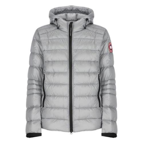 Gewatteerd Donsjack Grijs Capuchon Canada Goose , Gray , Heren