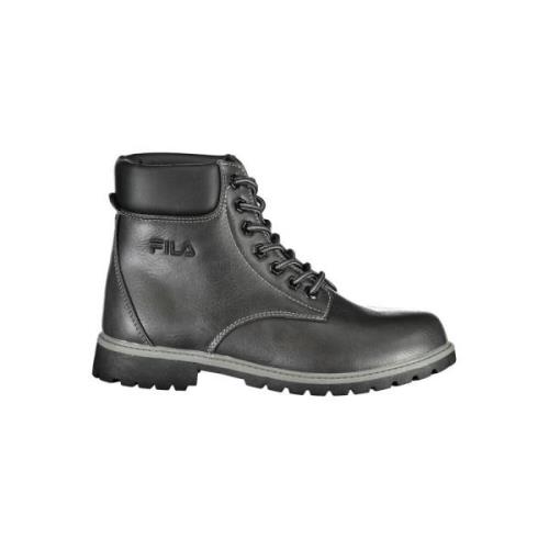 Elegante Veterschoenen met Geborduurde Accenten Fila , Black , Dames