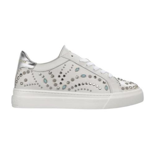 Studded Leren Sneaker Alma EN Pena , Multicolor , Dames