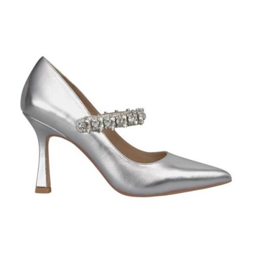 Rhinestone stiletto schoen Alma EN Pena , Gray , Dames