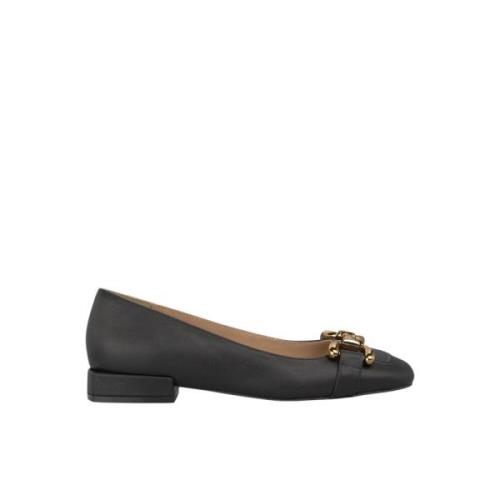 Platte ballerina met stijgbeugel Alma EN Pena , Black , Dames