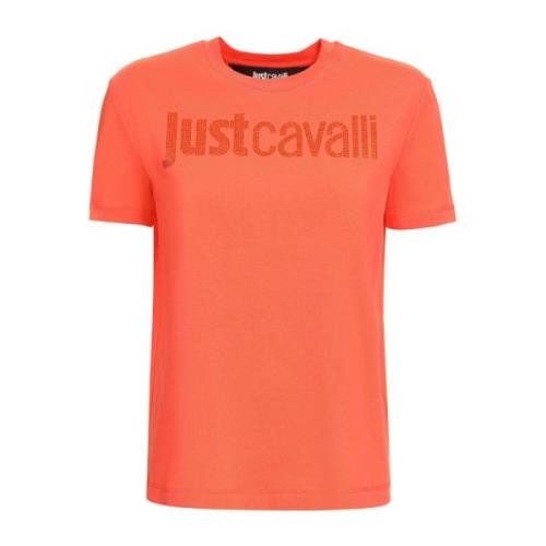 Stijlvolle T-shirts en Polos Just Cavalli , Orange , Dames