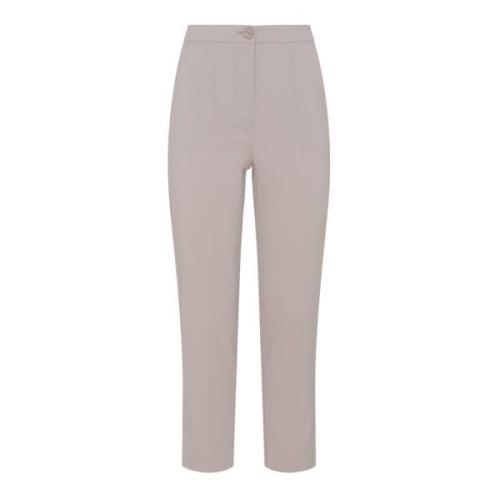 Slim Fit Beige Broek Patrizia Pepe , Gray , Dames