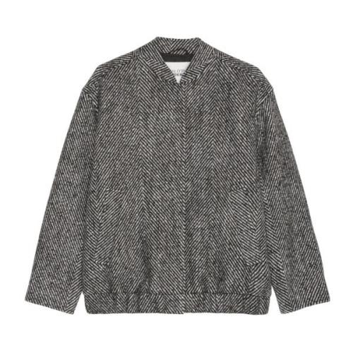 Wollen blouson relaxed Marc O'Polo , Gray , Dames