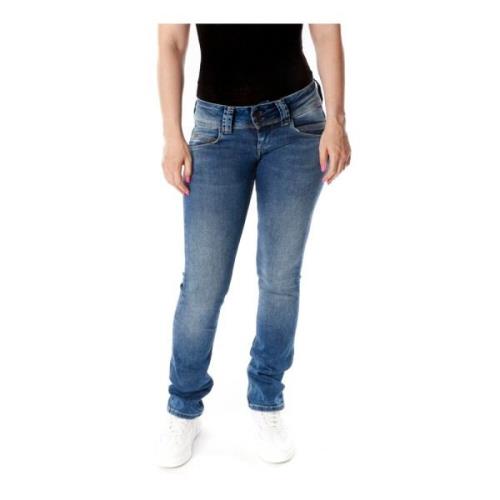 Laagbouw Straight Fit Jeans Pepe Jeans , Blue , Dames