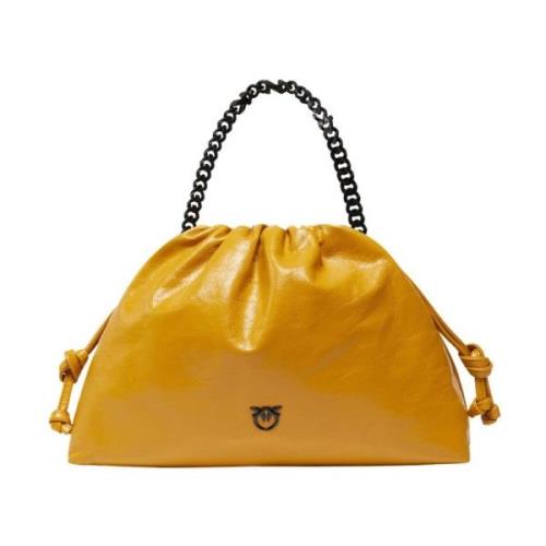 Stijlvolle Handtas voor Modieuze Vrouwen Pinko , Yellow , Dames