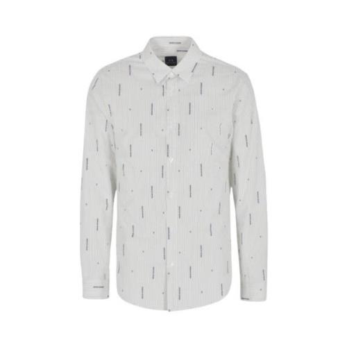 Witte Overhemden voor Mannen Armani Exchange , White , Heren