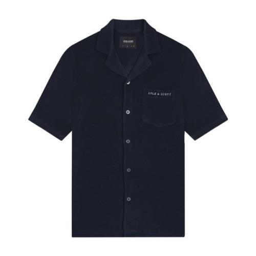 Badstof Resort Shirt Lyle & Scott , Blue , Heren