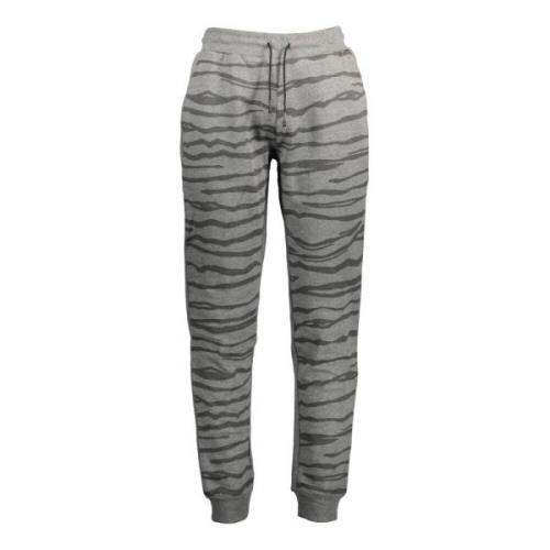 Sportieve Grijze Herenbroek met Contrastdetails Cavalli Class , Gray ,...