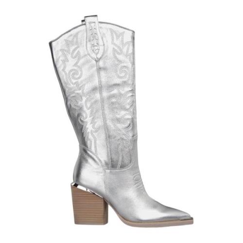 Geborduurde gehakte cowboy laars Alma EN Pena , Gray , Dames