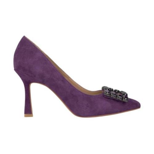 Stiletto hakschoen met ornament Alma EN Pena , Purple , Dames