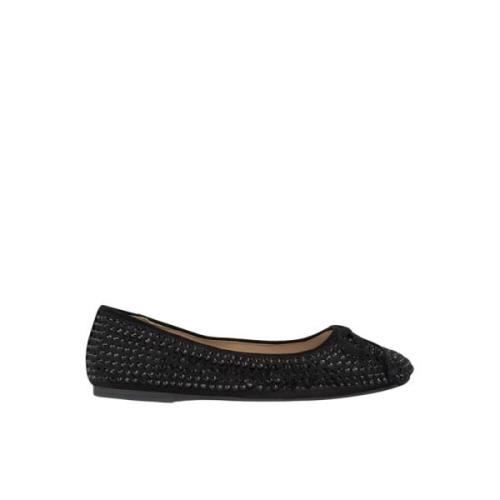 Glanzende Ballerina Flats Alma EN Pena , Black , Dames