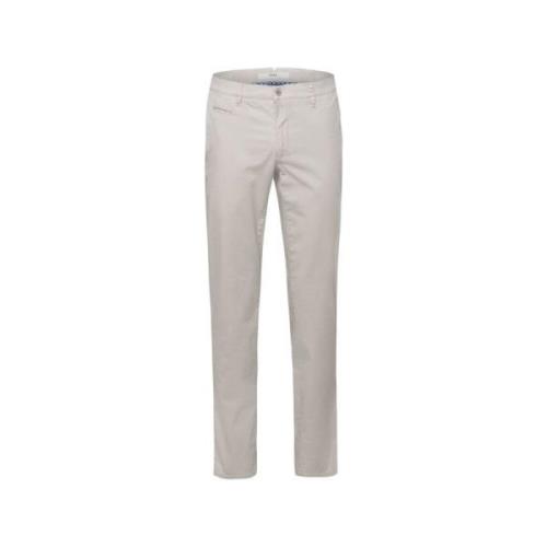 Witte Stoffen Broek Brax , Beige , Heren