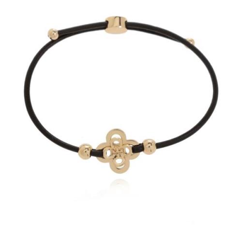 Leren armband Tory Burch , Black , Dames