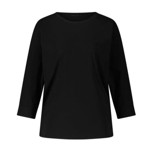 Elegant 3/4 Sleeve Shirt Raffaello Rossi , Black , Dames