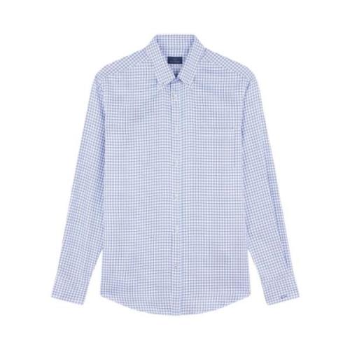 Breton Stripe Cotton Shirt Paul & Shark , Blue , Heren