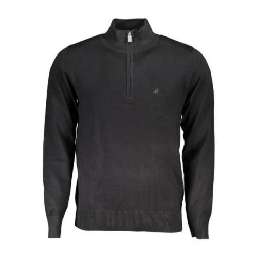 Geborduurde Half Zip Sweater U.s. Polo Assn. , Black , Heren