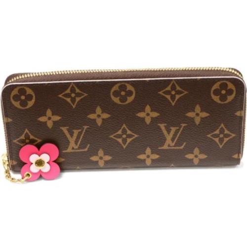 Pre-owned Canvas wallets Louis Vuitton Vintage , Brown , Dames