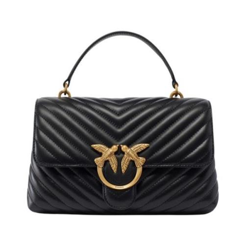 Stijlvolle Handtas voor Trendy Vrouwen Pinko , Black , Dames