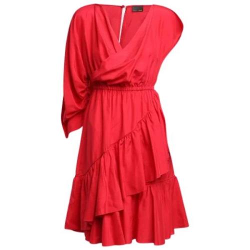 Pre-owned Silk dresses Fendi Vintage , Red , Dames