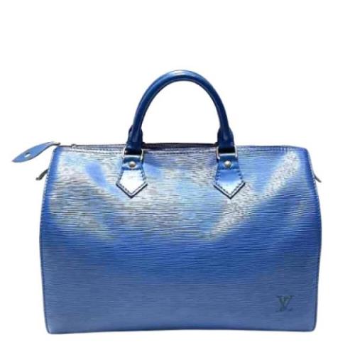 Pre-owned Leather louis-vuitton-bags Louis Vuitton Vintage , Blue , Da...