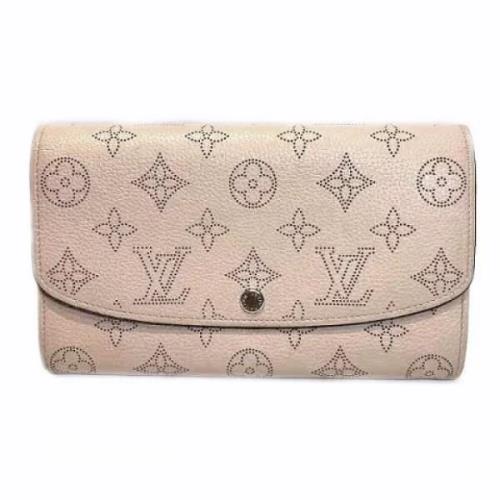 Pre-owned Leather wallets Louis Vuitton Vintage , Pink , Dames