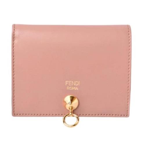 Pre-owned Leather wallets Fendi Vintage , Pink , Dames