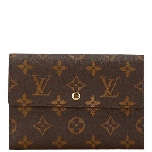 Pre-owned Canvas wallets Louis Vuitton Vintage , Brown , Dames