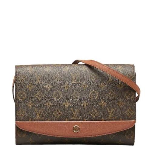 Pre-owned Canvas louis-vuitton-bags Louis Vuitton Vintage , Brown , Da...