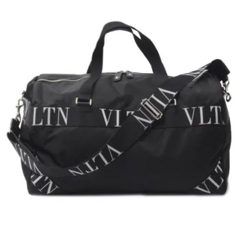 Pre-owned Canvas handbags Valentino Vintage , Black , Dames