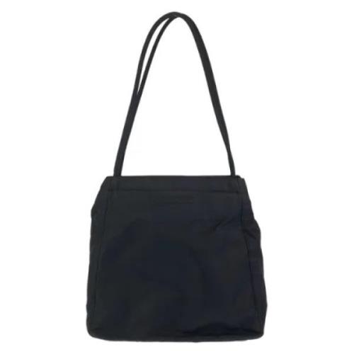 Pre-owned Canvas prada-bags Prada Vintage , Black , Dames