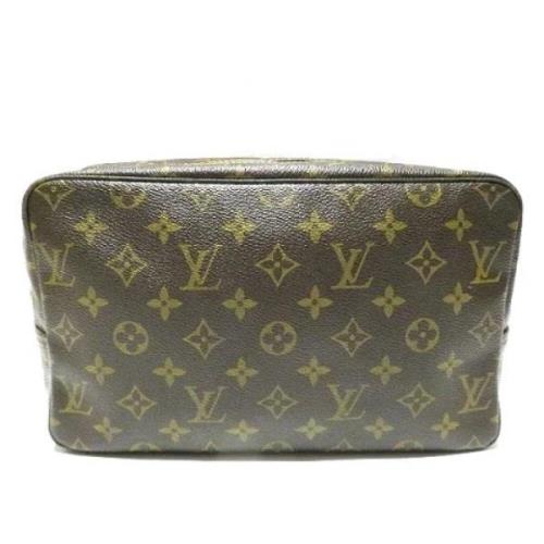 Pre-owned Canvas clutches Louis Vuitton Vintage , Brown , Heren